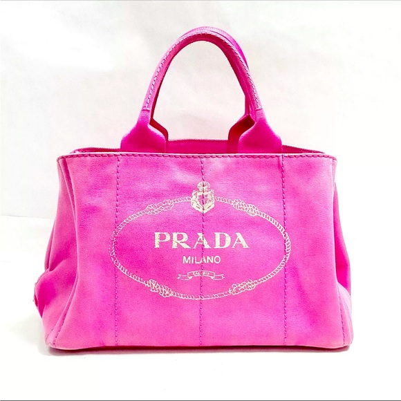 Authentic Prada Milano Denim Pink Women's Bag - Picture 3 of 15